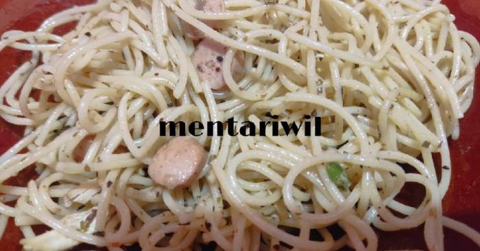 Resepi Spaghetti Aglio Olio Rendah Kalori Resepi Spaghetti Aglio Olio Rendah Kalori