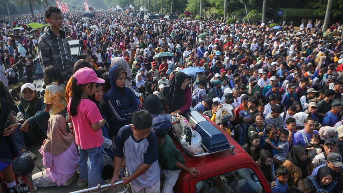 8 Anak Terpisah dari Orang Tua saat HUT TNI di Monas