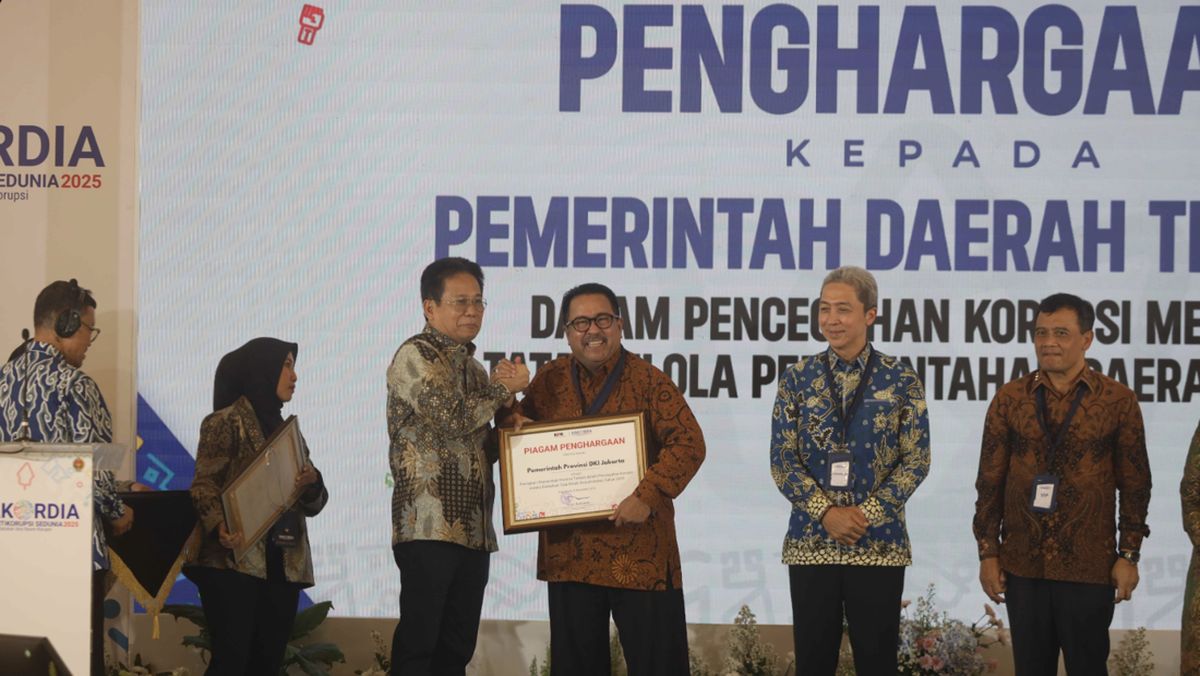 Pemprov DKI Raih Peringkat 1 Pemda Terbaik dalam Upaya Pencegahan Korupsi