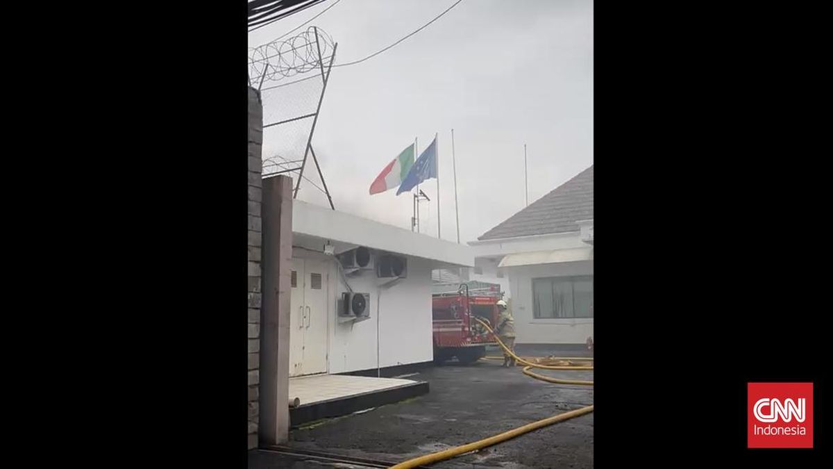 Kebakaran di Gedung Kedutaan Besar Italia Jakarta Pusat