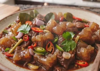 Resep Kikil Pedas Manis Empuk Tanpa Bau dan Bumbu Meresap Meski Tanpa Presto