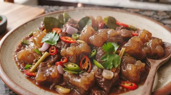 Resep Kikil Pedas Manis Empuk Tanpa Bau dan Bumbu Meresap Meski Tanpa Presto