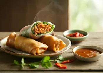 Resep Lumpia Ayam Rendang Renyah dan Gurih dengan Rempah yang Lezat