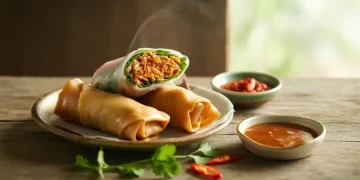 Resep Lumpia Ayam Rendang Renyah dan Gurih dengan Rempah yang Lezat