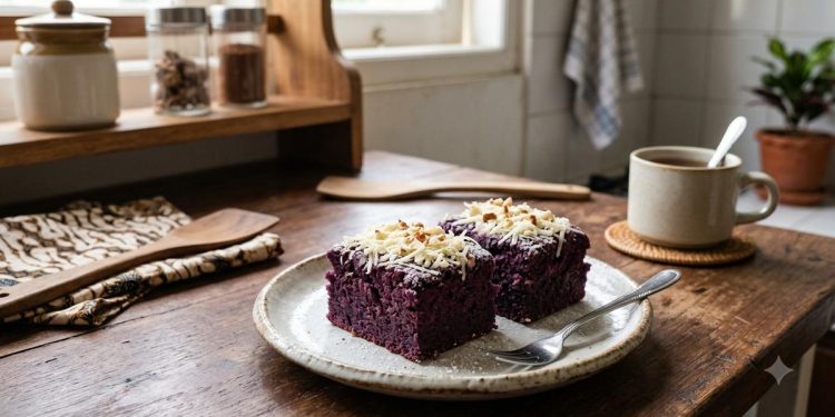 Resep Brownies Ubi Ungu Kukus Lembut Moist dan Anti Gagal untuk Camilan Keluarga