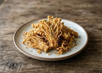 Resep Jamur Enoki Crispy Non MSG Kriuk yang Tahan Lama