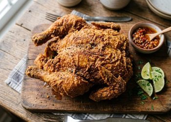 Goreng Ayam Utuh agar Matang Merata dan Juicy Tanpa Gosong