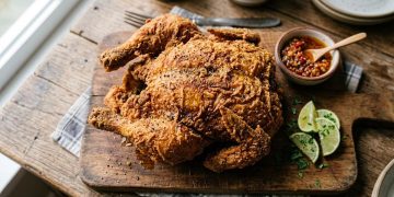 Goreng Ayam Utuh agar Matang Merata dan Juicy Tanpa Gosong
