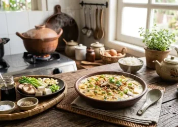 Resep Telur Kukus dengan Tahu dan Jamur Lembut, Gurih, dan Praktis