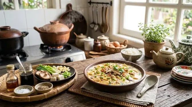 Resep Telur Kukus dengan Tahu dan Jamur Lembut, Gurih, dan Praktis