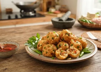 Resep Bola-Bola Tahu Isi Ayam Pedas yang Enak untuk Camilan Keluarga