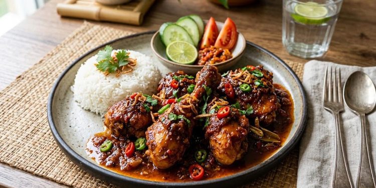 Resep Ayam Goreng Rujak, Lezat Pedas dan Penuh Rempah