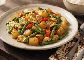 Resep Tumis Kentang Telur dan Kacang Panjang, Menu Sederhana Gurih dan Mengenyangkan