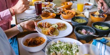 Pesan Taco dalam Jumlah Banyak untuk Acara Kantor