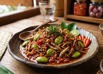 Resep Sambal Petai dengan Ikan Teri Pedas yang Menggugah Selera